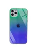 TPU+Glass чехол Gradient Rainbow с лого для Apple iPhone 11 Pro (5.8") Зеленый