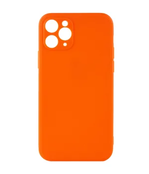Силиконовый чехол Candy Full Camera для Apple iPhone 11 Pro (5.8") Оранжевый / Orange