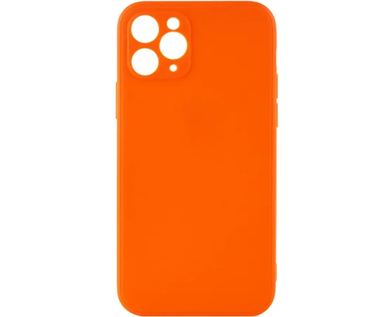 Силиконовый чехол Candy Full Camera для Apple iPhone 11 Pro (5.8") Оранжевый / Orange