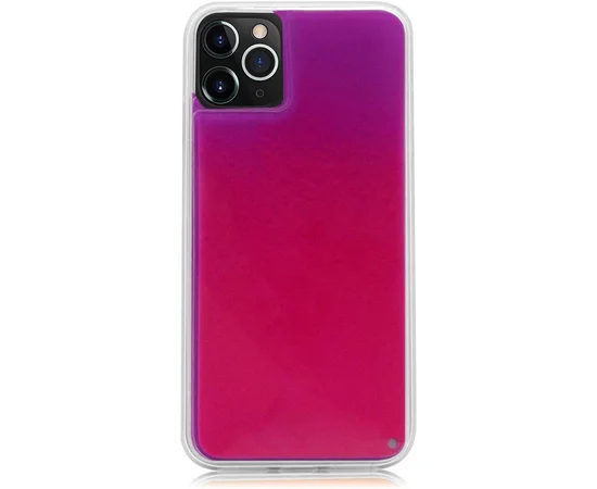 Неоновый чехол Neon Sand glow in the dark для Apple iPhone 11 Pro (5.8") Фиолетовый / Розовый