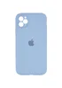Чохол Silicone Case Square Full Camera Protective (AA) для Apple iPhone 11 Pro (5.8") Синій / Lilac Blue