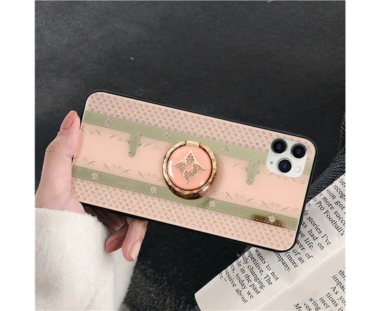 TPU+Glass чехол TYBOMB Bling Line для Apple iPhone 11 Pro (5.8") pink