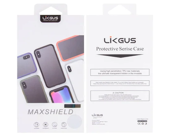 TPU чехол LikGus Maxshield для Apple iPhone 11 Pro (5.8") Синий