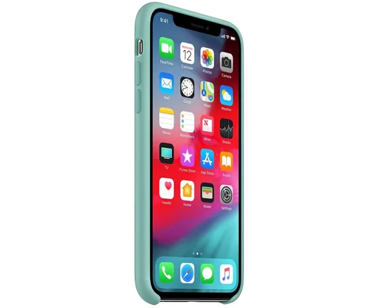 Чехол Silicone case (A) для Apple iPhone 11 Pro (5.8") Бирюзовый / Turquoise