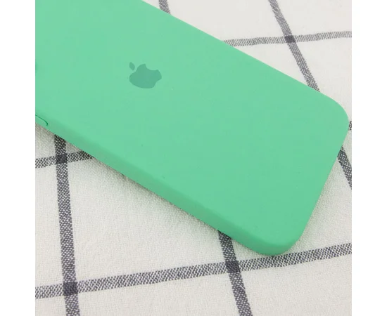 Чохол Silicone Case Square Full Camera Protective (AA) для Apple iPhone 11 Pro (5.8 ") Зелений / Spearmint