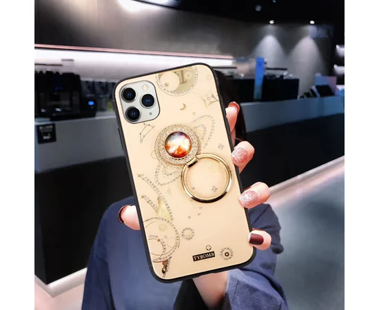 TPU+Glass чехол TYBOMB Cloud Atlas для Apple iPhone 11 Pro (5.8") Pink