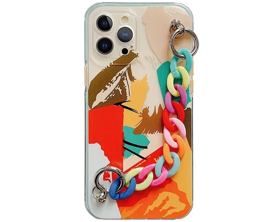 TPU+PC чехол Colorspot с ремешком-цепью для Apple iPhone 11 Pro (5.8") Tropic