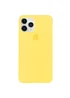 Чехол Silicone case (A) (с закрытым низом) для Apple iPhone 11 Pro (5.8") Желтый / Mellow Yellow