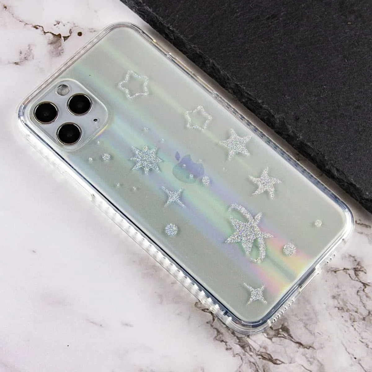 TPU+Glass чехол Aurora Space для Apple iPhone 11 Pro (5.8") Звезды