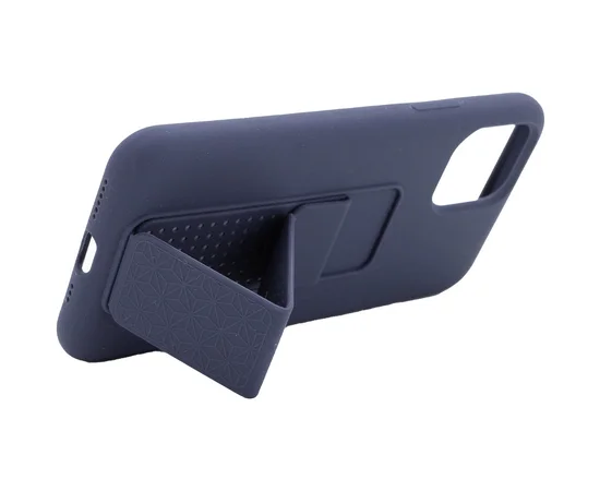 Чехол Silicone Case Hand Holder для Apple iPhone 11 Pro (5.8") Темно-синий / Midnight blue