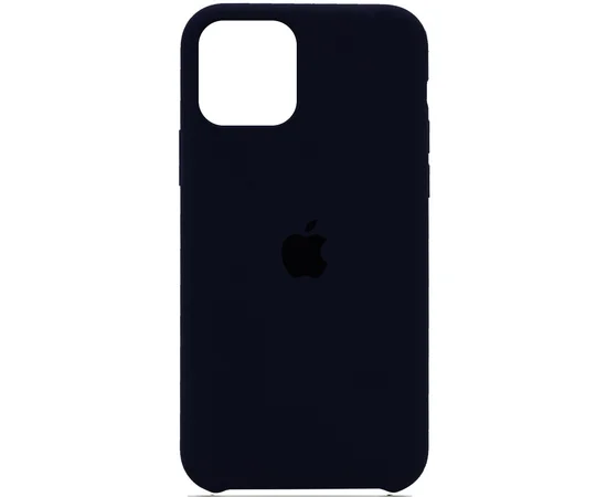 Чехол Silicone Case (AA) для Apple iPhone 11 Pro (5.8") Темно-синий / Midnight blue