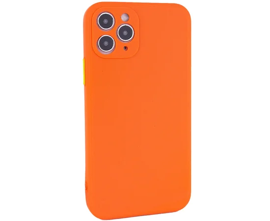 Чехол TPU Square Full Camera для Apple iPhone 11 Pro (5.8") Оранжевый