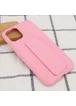 Чехол Silicone Case Hand Holder для Apple iPhone 11 Pro (5.8") Розовый / Pink