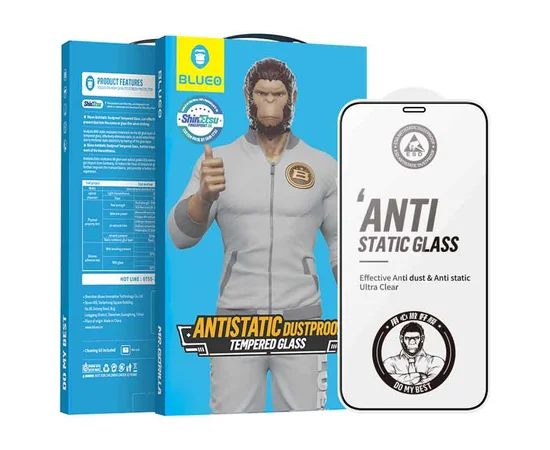 Захисне 2.5D скло Blueo Silk Full Cover HD для Apple iPhone 11 Pro (5.8") Чорний