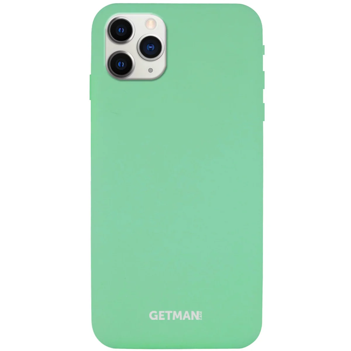 Чехол Silicone Case GETMAN for Magnet для Apple iPhone 11 Pro (5.8") Зеленый / Spearmint