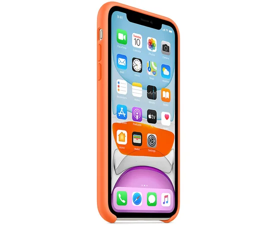 Чехол Silicone case (AAA) для Apple iPhone 11 Pro (5.8") Оранжевый / Vitamin C