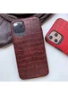 Кожаная накладка Epic Vivi Crocodile series для Apple iPhone 11 Pro (5.8") Темно-коричневый