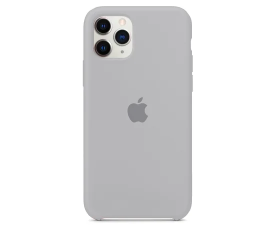 Чехол Silicone case (A) для Apple iPhone 11 Pro (5.8") Серый / Rock Dust