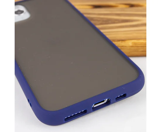 TPU+PC чехол Color Buttons для Apple iPhone 11 Pro (5.8") Синий