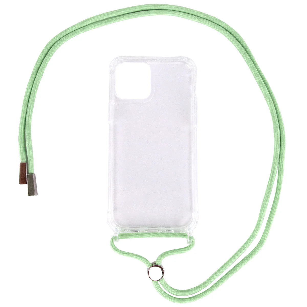 Чехол TPU Crossbody Transparent для Apple iPhone 11 Pro (5.8") Мятный