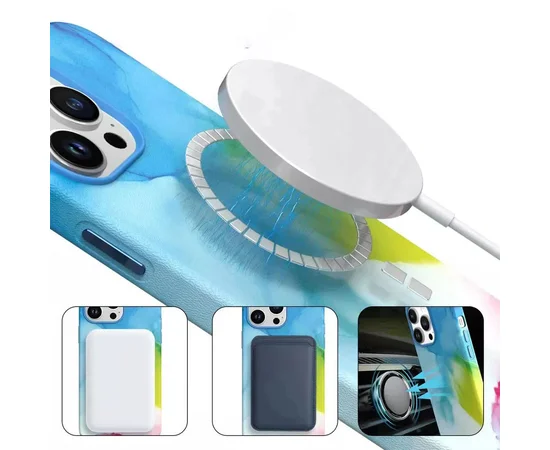 Кожаный чехол Figura Series Case with MagSafe для Apple iPhone 11 Pro (5.8") Multicolor