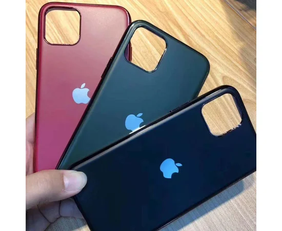 TPU чехол Matte LOGO для Apple iPhone 11 Pro (5.8") Черный / Black