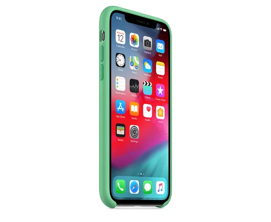 Чехол Silicone case (A) для Apple iPhone 11 Pro (5.8") Зеленый / Spearmint