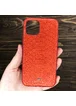 Кожаная накладка VORSON Snake series для Apple iPhone 11 Pro (5.8") Красный