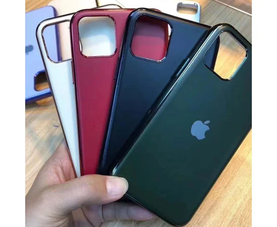 TPU чехол Matte LOGO для Apple iPhone 11 Pro (5.8") Зеленый / Dark Green