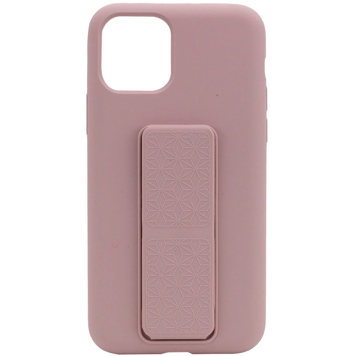 Чехол Silicone Case Hand Holder для Apple iPhone 11 Pro (5.8") Розовый / Pink Sand