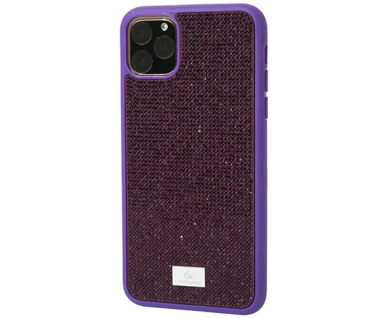 TPU чехол Bling World Grainy Diamonds для Apple iPhone 11 Pro (5.8") Фиолетовый
