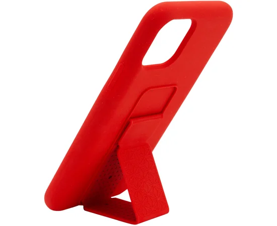 Чехол Silicone Case Hand Holder для Apple iPhone 11 Pro (5.8") Красный / Red