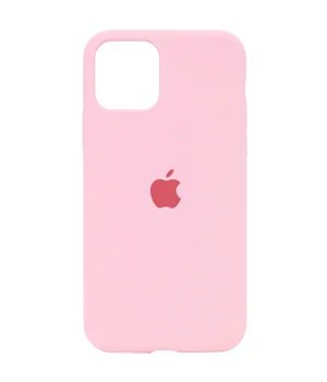 Чехол Silicone Case Full Protective (AA) для Apple iPhone 11 Pro (5.8") Розовый / Light pink