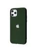 TPU чехол Matte LOGO для Apple iPhone 11 Pro (5.8") Зеленый / Dark Green