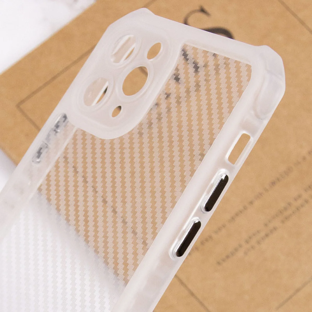 Чехол TPU Ease Carbon color series для Apple iPhone 11 Pro (5.8") Матовый / Прозрачный