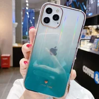 TPU+Glass чехол Aurora Classic для Apple iPhone 11 Pro (5.8") Зеленый