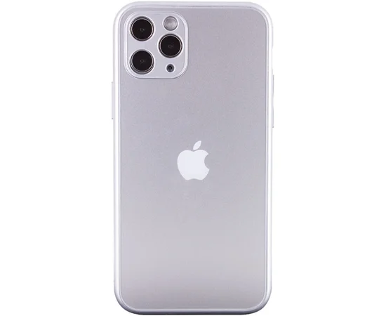 TPU+Glass чехол Matte Candy Full camera для Apple iPhone 11 Pro (5.8") Белый