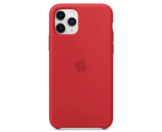 Чехол Silicone case (A) для Apple iPhone 11 Pro (5.8") Красный / Red