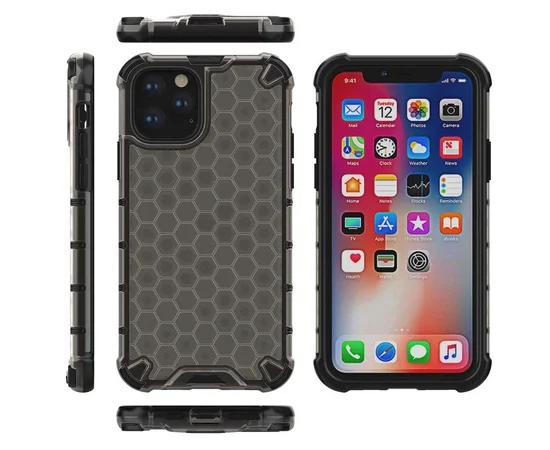 Ударопрочный чехол Honeycomb для Apple iPhone 11 Pro (5.8") Черный