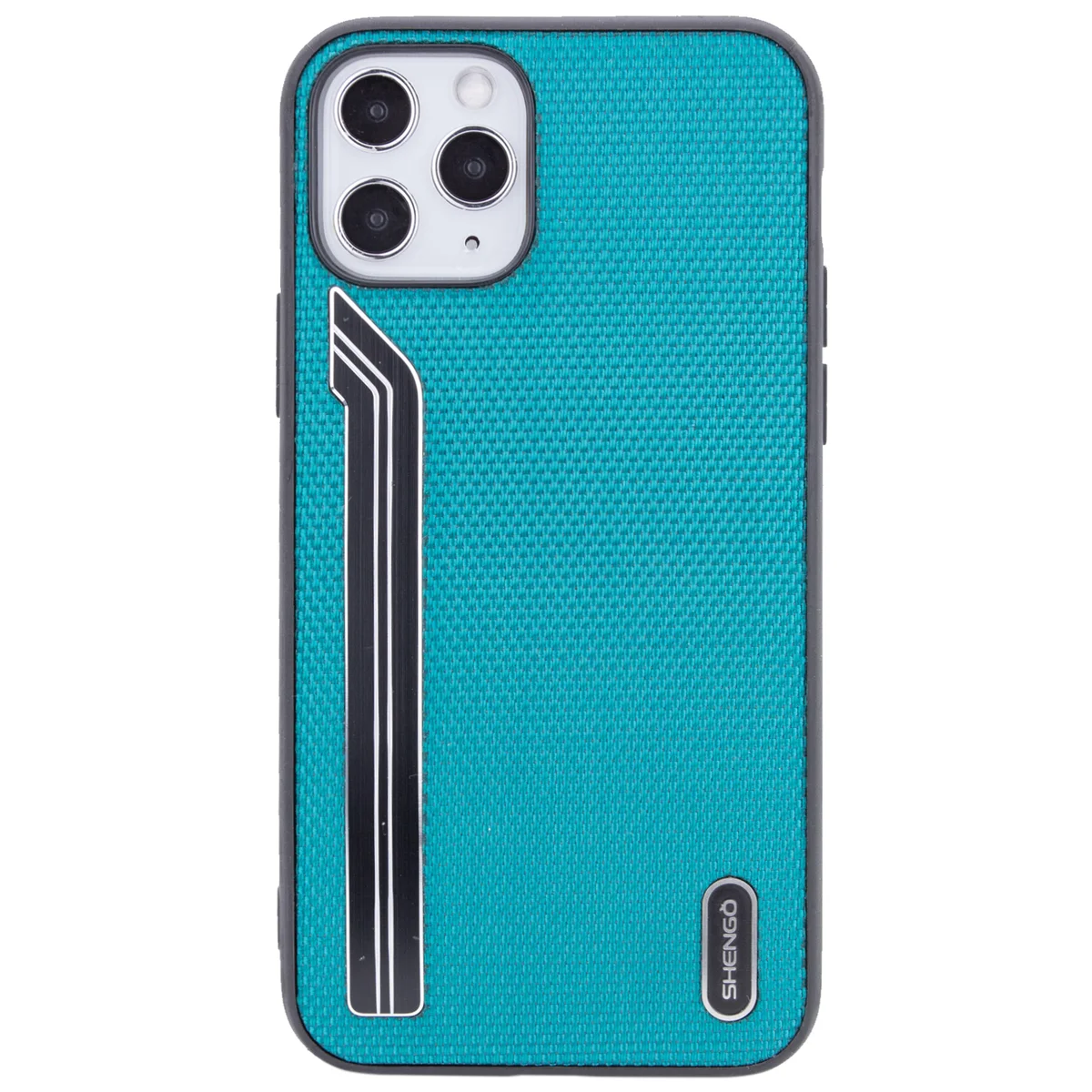 TPU чехол SHENGO Textile series для Apple iPhone 11 Pro (5.8") Зеленый