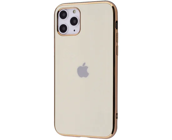 TPU чехол Matte LOGO для Apple iPhone 11 Pro (5.8") Золотой / Gold