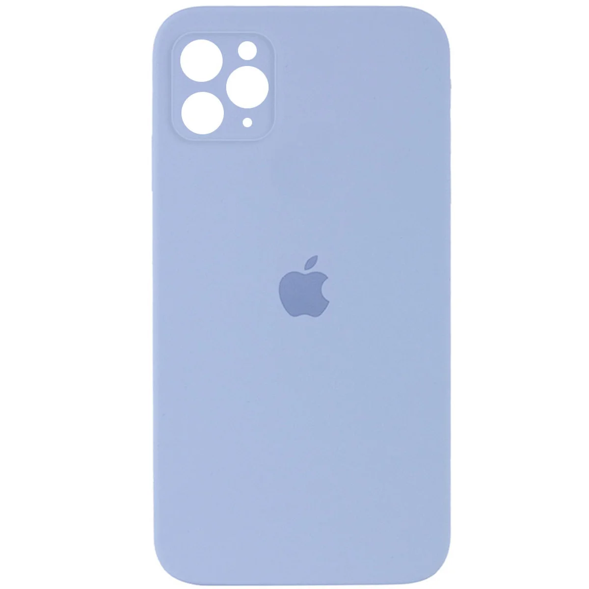 Чехол Silicone Case Square Full Camera Protective (AA) для Apple iPhone 11 Pro (5.8") Голубой / Mist blue