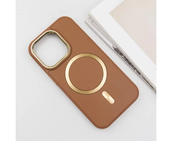 Кожаный чехол SnapCase with MagSafe для Apple iPhone 11 Pro (5.8") Brown