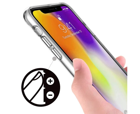Чехол TPU Space Case transparent для Apple iPhone 11 Pro (5.8") Прозрачный