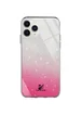 TPU+Glass чехол Swarovski для Apple iPhone 11 Pro (5.8") Малиновый