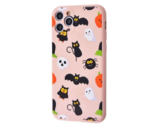 TPU чехол WAVE Fancy для Apple iPhone 11 Pro (5.8") Black cats / Pink sand