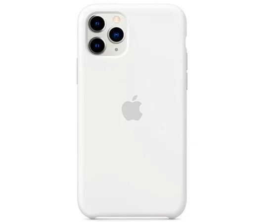 Чехол Silicone case (AAA) для Apple iPhone 11 Pro (5.8") Белый / White