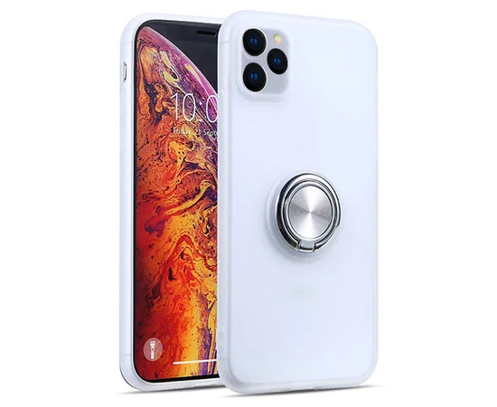 TPU-PC чехол Deen Shadow Ring series для Apple iPhone 11 Pro (5.8") Белый