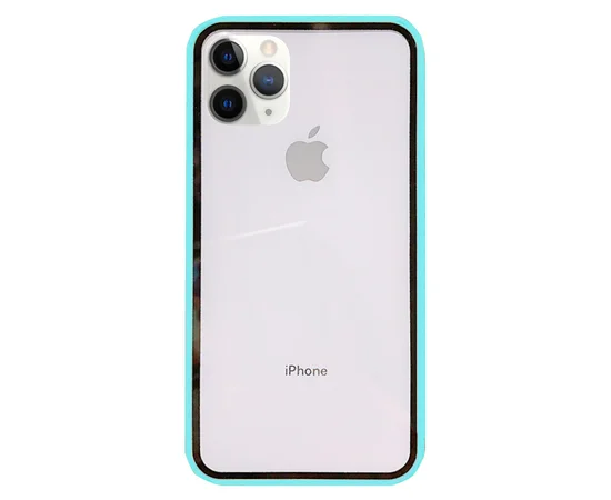 Прозрачный TPU+PC чехол Epic с цветным бампером для Apple iPhone 11 Pro (5.8") Синий