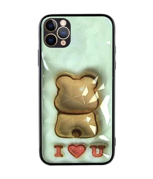 TPU+PC чехол Prisma Fluffie для Apple iPhone 11 Pro (5.8") Bear